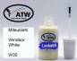 Preview: Mitsubishi, Windsor White, W30: 20ml Lackstift, von ATW Autoteile West.